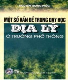 Phương pháp dạy học Địa lý trong các trường phổ thông - Những vấn đề cơ bản: Phần 2