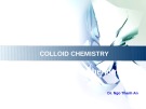 Lecture Colloid chemistry - Chapter 2: Surface phenomena (Dr. Ngo Thanh An)