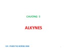 Bài giảng Hóa học hữu cơ - Chương 5.3: Alkynes