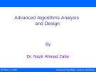 Advanced Algorithms Analysis and Design - Lecture 26: Huffman coding
