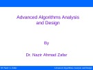 Advanced Algorithms Analysis and Design - Lecture 1: Introduction