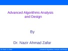 Advanced Algorithms Analysis and Design - Lecture 15: Dynamic programming for solving optimization problems