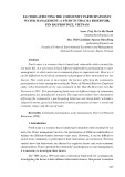 Factors affecting the community participation in water management: A study in Thac Ba reservoir, Yen Bai province, Vietnam