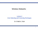 Wireless networks - Lecture 4: Error detecting and correcting techniques