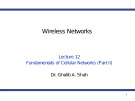 Wireless networks - Lecture 12: Fundamentals of cellular networks (Part 2)