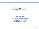 Wireless networks - Lecture 30: QoS in WLAN/Mobile IP