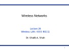 Wireless networks - Lecture 26: Wireless LAN/IEEE 802.11