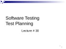 Software Quality Assurance: Lecture 30 - Dr. Ghulam Ahmad Farrukh