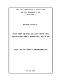 Luận văn Thạc sĩ Quản trị kinh doanh: Hoàn thiện hệ thống quản lý thành tích tại Công ty cổ phần Thương mại đầu tư HB