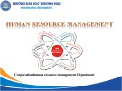 Lecture Human resource management - Thuongmai University