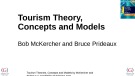 Lecture Tourism theory, concepts and models - Chapter 3: The structure of tourism