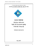 Giáo trình Kiểm toán (Nghề: Kế toán doanh nghiệp - Trung cấp)  - Trường CĐ Nghề Việt Đức Hà Tĩnh