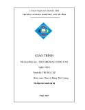 Giáo trình Hàn MIG/MAG nâng cao (Nghề: Hàn - Trung cấp)  - Trường CĐ Nghề Việt Đức Hà Tĩnh