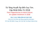 Bài giảng Từ tăng huyết áp đến suy tim: Cập nhật điều trị 2018 - PGS. TS. BS. Trần Văn Huy