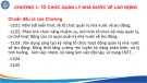 Bài giảng Quản lý nhà nước về lao động - Chương 3: Tổ chức quản lý nhà nước về lao động