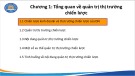 Bài giảng Quản trị thị trường chiến lược - Chương 1: Tổng quan về quản trị thị trường chiến lược