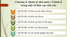 Bài giảng Quản lý nhà nước về kinh tế - Chương 4: Quản lý nhà nước về kinh tế trong một số lĩnh vực chủ yếu