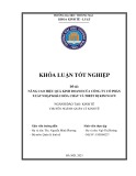 Khóa luận tốt nghiệp Kinh tế: Nâng cao hiệu quả kinh doanh của Công ty Cổ phần Xuất nhập khẩu Hóa chất và Thiết bị Kim Ngưu