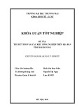 Khóa luận tốt nghiệp Kinh tế: Thu hút FDI vào các khu công nghiệp trên địa bàn tỉnh Hải Dương