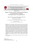 Impacts of perceived justice and emotional intelligence on organizational commitment and organizational citizenship behavior