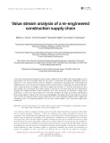 Value stream analysis of a re-engineered construction supply chain