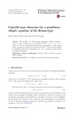 Liouville-type theorems for a quasilinear elliptic equation of the H´enon-type