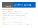 Lecture Managerial Accounting - Chapter 2: Job Order Costing