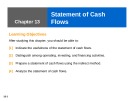 Lecture Managerial Accounting (5/e)- Chapter 13: Statement of Cash Flows