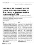 Khám phá các yếu tố chính ảnh hưởng đến công tác đền bù, giải phóng mặt bằng các dự án xây dựng sử dụng nguồn vốn đầu tư công trên địa bàn TP.HCM