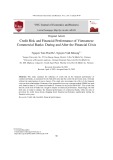 Rủi ro tín dụng và hiệu quả tài chính của các ngân hàng thương mại Việt Nam: Giai đoạn trong và sau khủng hoảng tài chính