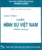 Giáo trình Luật Hình sự Việt Nam (Phần chung): Phần 1