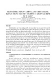 Khảo sát khả năng ức chế của cao chiết ethanol hạt xay nhung trên một số chủng vi khuẩn gây bệnh