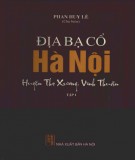 Hà Nội - Huyện Thọ Xương, Vĩnh Thuận (Tập I): Phần 1