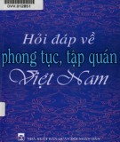 Phong tục và tập quán Việt Nam: Phần 2