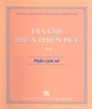 Địa chí Thừa Thiên Huế: Phần 1