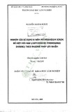 Luận văn Thạc sĩ Khoa học lâm nghiệp: Nghiên cứu sử dụng vi nấm Metarrhiziun Sorok để diệt mối nhà (Coptotermes formosanus shiraki) theo phương pháp lây nhiễm