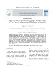 Land law and the security of farmers’ land use rights in Viet Nam: Development and challenges in transition