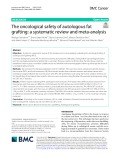 The oncological safety of autologous fat grafting: A systematic review and meta-analysis