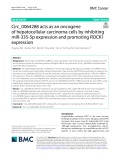 Circ_0064288 acts as an oncogene of hepatocellular carcinoma cells by inhibiting miR-335-5p expression and promoting ROCK1 expression