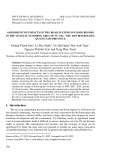 Assessment of impacts of the road system on flood regime in the coastal flooding area of Vu Gia - Thu Bon river basin, Quang Nam province