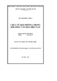 Luận văn Thạc sĩ Văn hóa học: Chùa Vẽ (Hải Phòng) trong đời sống văn hóa hiện nay