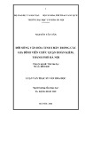 Luận văn Thạc sĩ Văn hóa học: Đời sống văn hóa tinh thần trong các gia đình viên chức ở quận Hoàn Kiếm, thành phố Hà Nội