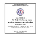 Giáo trình Kỹ thuật thi công cáp mạng (Nghề: Quản trị mạng máy tính - Trình độ Cao đẳng) - Trường Cao đẳng Nghề An Giang