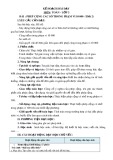 Giáo án môn Toán lớp 3 sách Chân trời sáng tạo - Tuần 20: Phép cộng các số trong phạm vi 10000 (Tiết 2)