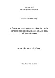 Luận văn Thạc sĩ Lịch sử: Công cuộc khẩn hoang và phát triển kinh tế ở huyện Hải Lăng (Quảng Trị) từ 1558 đến 1885