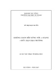 Luận văn Thạc sĩ Khoa học: Không gian đối xứng với sn-mạng σ-hữu hạn địa phương