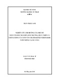 Luận văn Thạc sĩ Khoa học: Nghiên cứu ảnh hưởng của các nhân tố sinh thái đến sinh trưởng, phát triển và chất lượng của nấm Vân Chi (Trametes versicolor) nuôi trồng tại Đà Nẵng