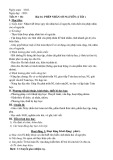 Giáo án môn Toán lớp 6 sách Kết nối tri thức: Bài 16