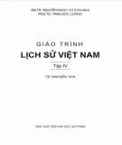 Giáo trình Lịch sử Việt Nam (Tập IV: Từ 1858 đến 1918): Phần 1