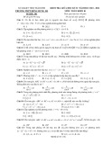 Đề thi giữa học kỳ 2 môn Toán lớp 10 năm 2021-2022 - Trường THPT Đông Hưng Hà (Mã đề 101-108)
